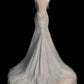 Fairytale Mermaid Wedding Dresses Glittering Straps Backless Wedding Dress C307