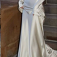 Fairytale With Long Sleeves And Open Back Satin Wedding Dress C311