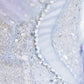 Elegant Mermaid Strapless Neckline Blue Sequin Long Prom Dress Evening Dresses C3243