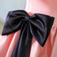Elegant Ball Gown Off The Shoulder Pink Satin Long Prom Dress Evening Dresses C3249
