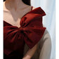 Elegant Mermaid Spaghetti Straps Burgundy Long Prom Dress Evening Dresses C3268