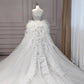 Elegant Mermaid Sweetheart Tulle Lace Long Wedding Dresses C328