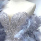 Elegant Mermaid Sweetheart Neckline Silver Sequin Evening Dress Long Prom Dresses C3511