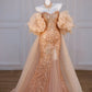 Elegant Mermaid Off The Shoulder Sequin Gold Evening Dress Long Slit Prom Dresses C3520