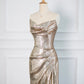 Pretty Mermaid Sweetheart Sequin Long Prom Dresses Party Evening Dress C3764