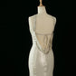 Pretty Mermaid Halter Sequin Long Prom Dresses Party backless Evening Dress C3768