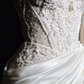 Robe de mariée longue plissée en satin et dentelle, style sirène, vintage, dos nu, C3846