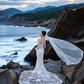 Dreamy Mermaid Sweetheart White Tulle Lace With Veil Long Wedding Dresses C3913
