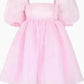 Fairy Dress Female Sweet Puff Sleeves Mesh Square Collar Princess Homecoming Dress C400