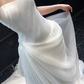 Robe de mariée longue en mousseline de soie, décolleté en cœur, style sirène, unique, C4023