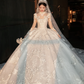 Robe de mariée de rêve en tulle et dentelle, manches longues, avec voile, C4089