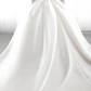 Elegant Ball Gown Off The Shoulder Satin Long Wedding Dresses C4138