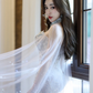 Robe de mariée sirène bustier en satin et tulle à sequins, longue et rêveuse, C4139