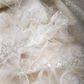 Robe de bal intemporelle à épaules dénudées, tulle, dentelle, paillettes, perles, manches longues, robes de mariée longues C4142