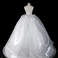 Robe de mariée longue en satin, bustier, dentelle et sequins, élégante, C4175