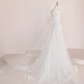 Superbe robe de mariée sirène longue en tulle et dentelle à paillettes C4216