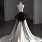 Dreamy A Line Halter Satin Tulle Back With Bow Long Wedding Dresses C4261