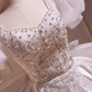 Robe de bal mignonne à manches courtes, robe de soirée en Satin blanc, robes de soirée C426