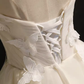 Cute Ball Gown Scoop Neckline White Tulle Party Dress Lace Homecoming Dresses C428