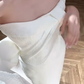 Robe de mariée longue en satin, style sirène, sans bretelles, chic, C4328