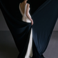 Robe de mariée longue en satin à bretelles spaghetti et paillettes avec voile, style sirène brillante, C4342