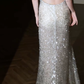 Robe de mariée longue sirène intemporelle à sequins et dos nu C4345