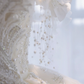 Robe de mariée longue en tulle, paillettes et perles, style bal intemporel, épaules dénudées, C4367