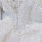 Superbe robe de bal à épaules dénudées, tulle, dentelle, paillettes, perles, robe de mariée longue C4380
