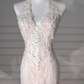 Robe de mariée sirène de rêve en tulle et dentelle avec voile C4382