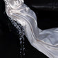 Gorgeous Mermaid Spaghetti Straps Satin Sequin Beads Long Wedding Dresses C4406