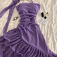 Classy A Line Strapless Chiffon With Flower Short Homecoming Dress 18th Birthday Outfits C4413