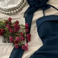 Classy A Line Strapless Chiffon With Flower Short Homecoming Dress 18th Birthday Outfits C4413