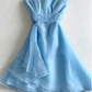 Cute A Line Strapless Satin Chiffon Short Homecoming Dress 18th Birthday Outfits C4472