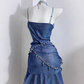 Shiny Mermaid Spaghetti Straps Satin Sequin Short Homecoming Dress 17th Birthday Outfits C4499