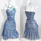 Shiny Mermaid Spaghetti Straps Satin Sequin Short Homecoming Dress 17th Birthday Outfits C4499
