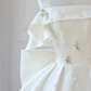 Timeless Ball Gown Off The Shoulder Satin Applique Long Wedding Dresses C4537