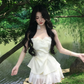 Pretty A Line Strapless Satin Chiffon Short Homecoming Dress 17th Birthday Outfits C4546