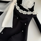 Sweet 18th Black A Line Halter Satin Beads Short Homecoming Dress Birthday Outfits C4547