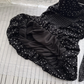 Sweet 16th Black A Line One Shoulder Satin Polka Dots Short Homecoming Dress Birthday Outfits C4550