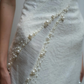 Robe de mariée sirène bustier en satin et perles, longue et rêveuse, C4558