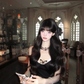 Black 18th A Line Off The Shoulder Satin Short Homecoming Dress Birthday Outfits C4568