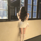 Chic 18th A Line Satin Tulle Short Homecoming Dress Birthday Outfits C4571
