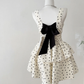 Pretty 17th A Line Sweetheart Satin Polka Dots Beads Short Homecoming Dress Birthday Outfits C4587