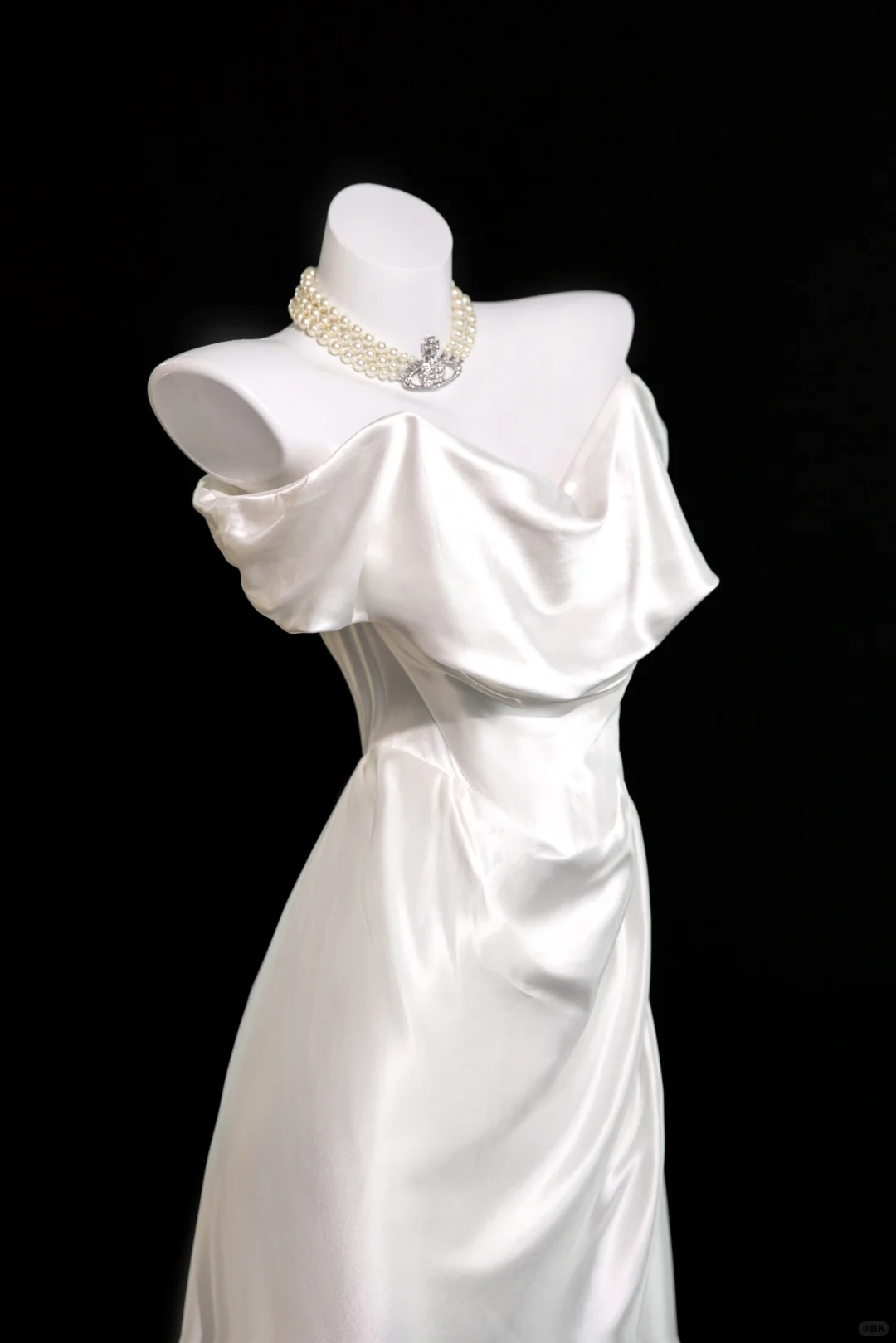 Robe de bal longue en satin, simple et élégante, style sirène, épaules dénudées, C4648