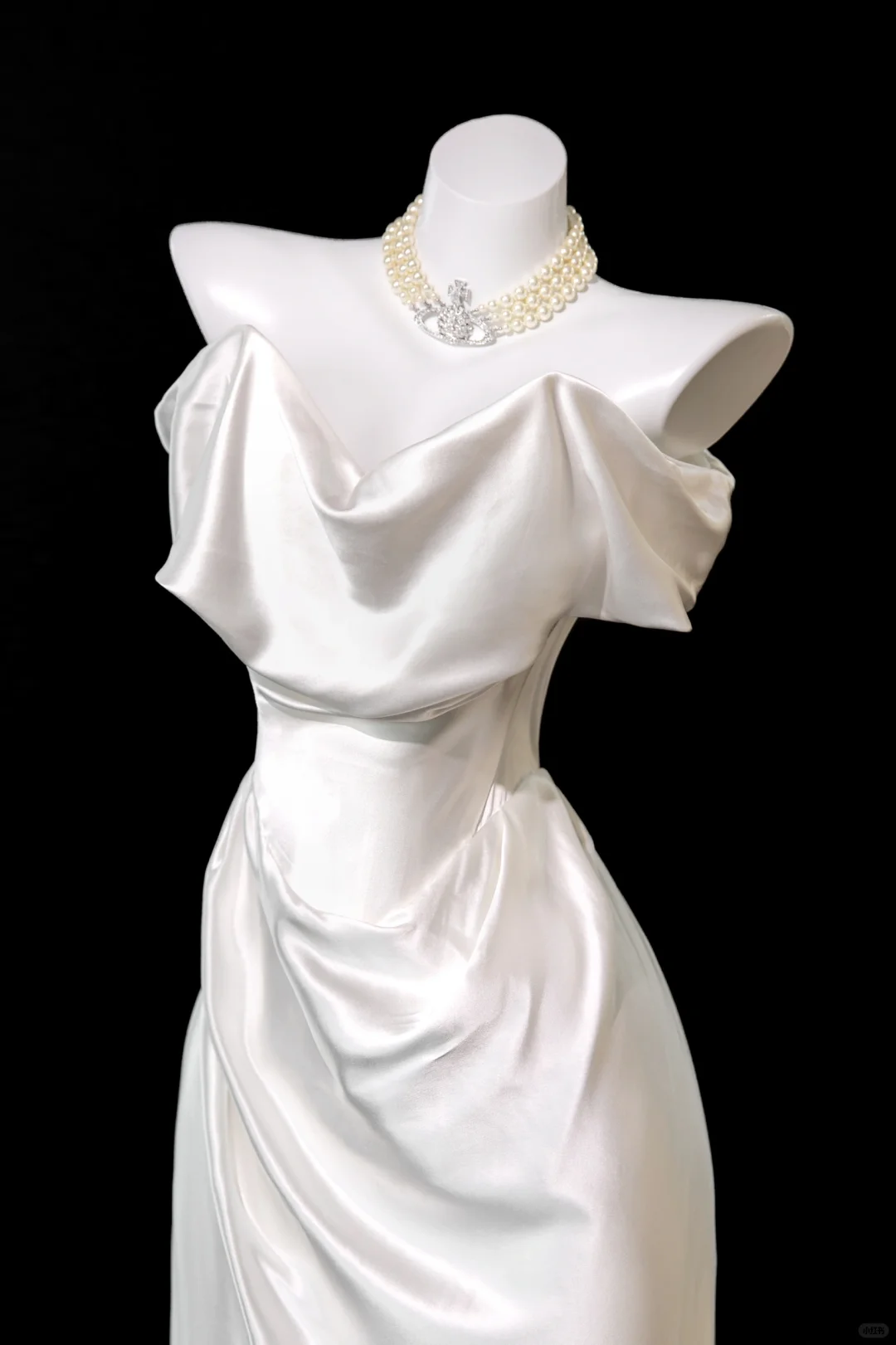 Robe de bal longue en satin, simple et élégante, style sirène, épaules dénudées, C4648