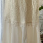 Robe de bal longue en satin et mousseline de soie, col en V, style sirène, unique, C4650