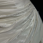 Classy A Line Strapless Satin Beads Pleated Short Homecoming Dress 19th Birthday Outfits C4662