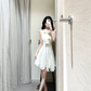 Classy A Line Halter Chiffon Short Homecoming Dress 20th Birthday Outfits C4697