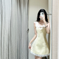 Simple A Line Satin Short Homecoming Dress 18th Birthday Outfits C4699