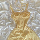 Pastel Yellow A Line Spaghetti Straps Satin Short Homecoming Dress 17th Birthday Outfits C4704